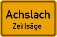 Straßen in Achslach Zeitlsäge