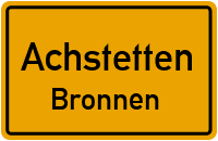 Kapellenstraße in AchstettenBronnen