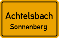 Hauptstraße in AchtelsbachSonnenberg