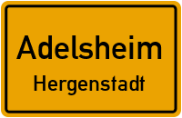 Straßenverzeichnis Adelsheim Hergenstadt