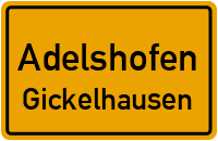 Straßen in Adelshofen Gickelhausen