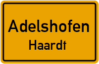 Straßenverzeichnis Adelshofen Haardt