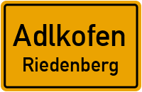 Straßenverzeichnis Adlkofen Riedenberg