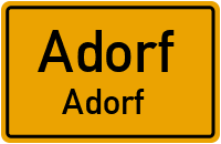 Hoher Weg in AdorfAdorf
