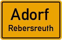 Bergener Weg in AdorfRebersreuth