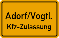 Zulassungstelle Adorf/Vogtl.