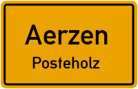 Posteholzer Straße in AerzenPosteholz
