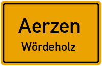 Wördeholzer Straße in AerzenWördeholz