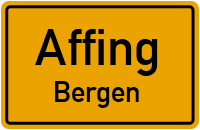 Jahnweg in AffingBergen