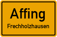 Straßenverzeichnis Affing Frechholzhausen