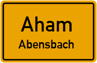 Straßen in Aham Abensbach