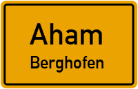 Straßen in Aham Berghofen