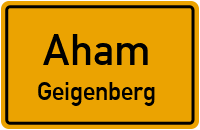 Straßenverzeichnis Aham Geigenberg