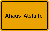 City Sign Ahaus-Alstätte