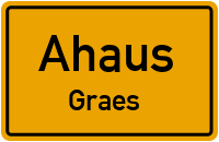 Hauptstraße in AhausGraes