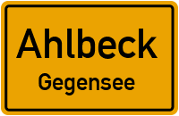 Gegensee in AhlbeckGegensee
