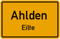 Eilter Dorfstraße in AhldenEilte