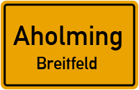 Breitfeldweg in AholmingBreitfeld