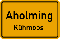 Kühmoosstraße in AholmingKühmoos