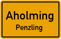 Straßenverzeichnis Aholming Penzling