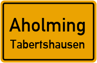 Alttiefenweger Str. in AholmingTabertshausen