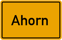 Ahorn in Baden-Württemberg