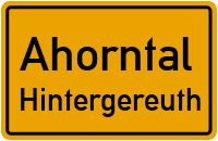 Hintergereuth in AhorntalHintergereuth