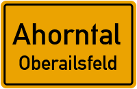 Straßen in Ahorntal Oberailsfeld