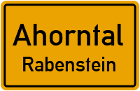 Straßen in Ahorntal Rabenstein