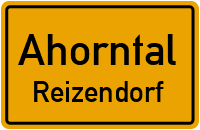 Straßen in Ahorntal Reizendorf
