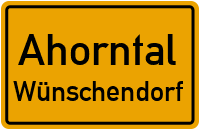 Straßenverzeichnis Ahorntal Wünschendorf