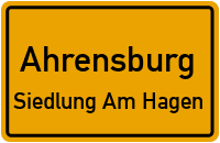 Binsenweg in AhrensburgSiedlung Am Hagen
