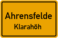 Steinstraße in AhrensfeldeKlarahöh