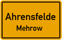 Altlandsberger Weg in 16356 Ahrensfelde (Mehrow)