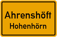 Straßen in Ahrenshöft Hohenhörn