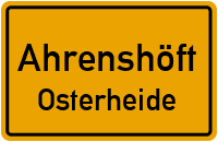 Straßen in Ahrenshöft Osterheide