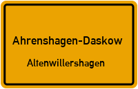 Baustraße in Ahrenshagen-DaskowAltenwillershagen