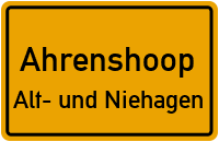 Hauptstraße in AhrenshoopAlt- und Niehagen