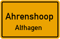 Althäger Straße in AhrenshoopAlthagen