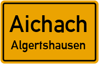 Eisenerzstraße in 86551 Aichach (Algertshausen)