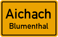 Straßenverzeichnis Aichach Blumenthal