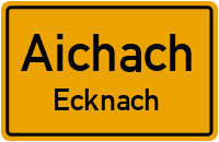 Bergstraße in AichachEcknach