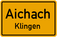 Bachstraße in AichachKlingen