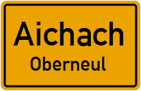 Straßenverzeichnis Aichach Oberneul