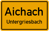 Hubertusstraße in AichachUntergriesbach