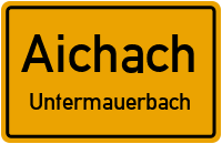Klingener Straße in AichachUntermauerbach