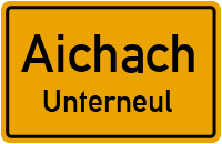 Straßenverzeichnis Aichach Unterneul