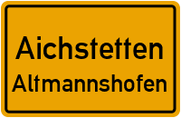 Blutsbergstraße in AichstettenAltmannshofen