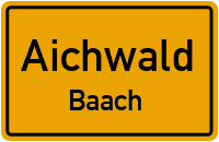 Baacher Sträßle in AichwaldBaach
