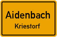 Straßen in Aidenbach Kriestorf